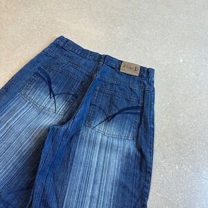 Godbody Denim Technology Baggy Fit Jeans Blue Wash Men's Size 32